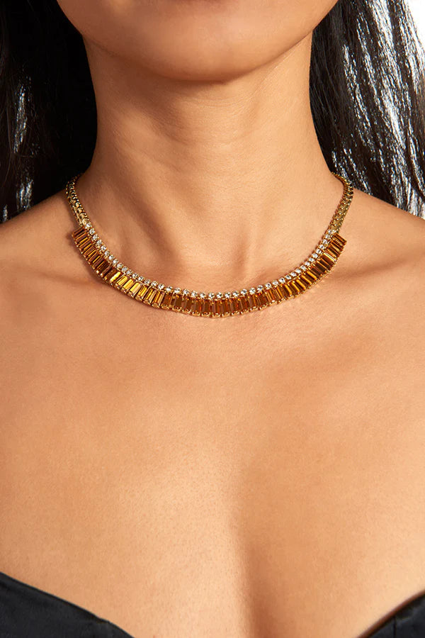 Avignon Baguette Necklace
