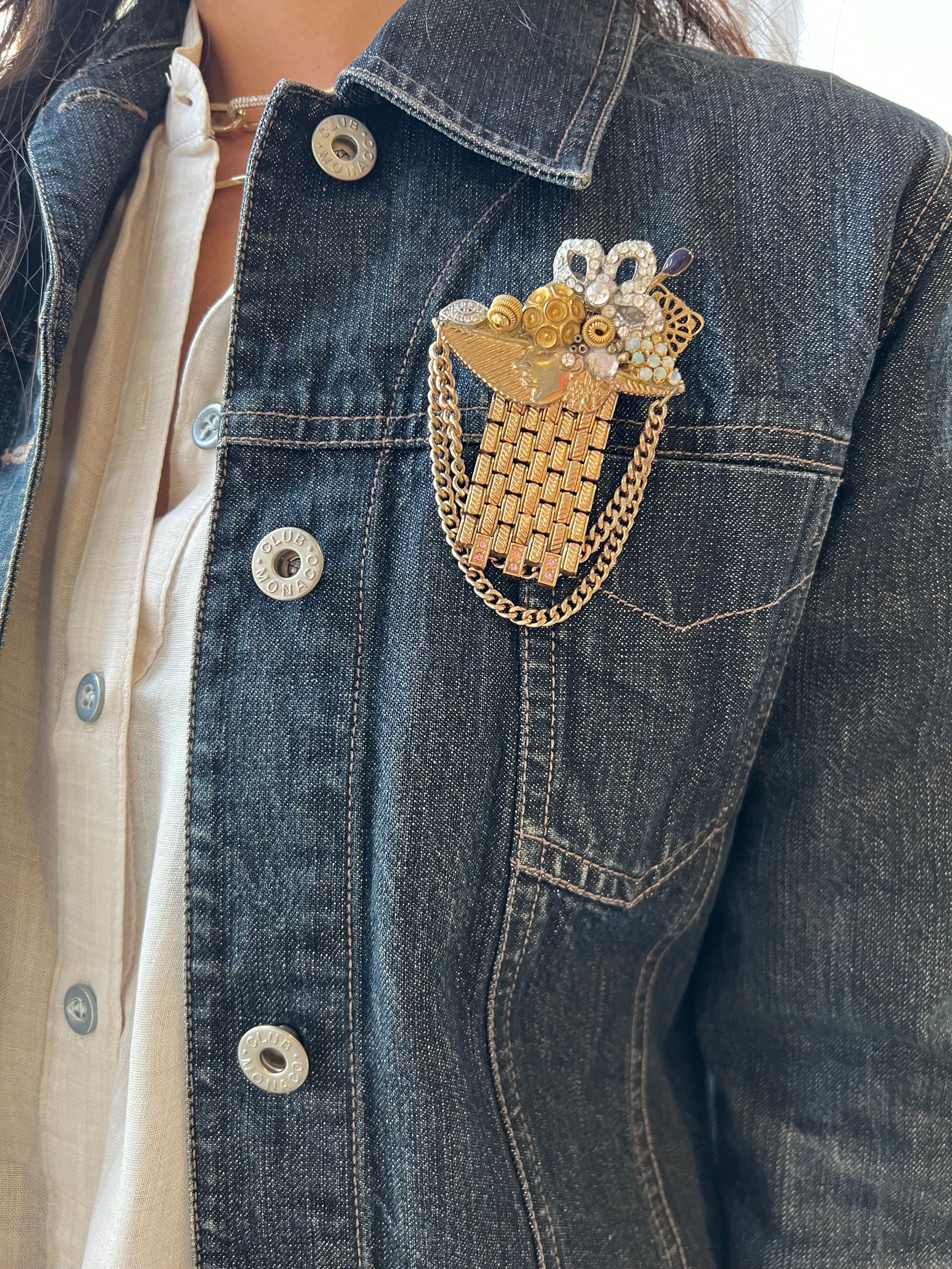 Deco Brooch