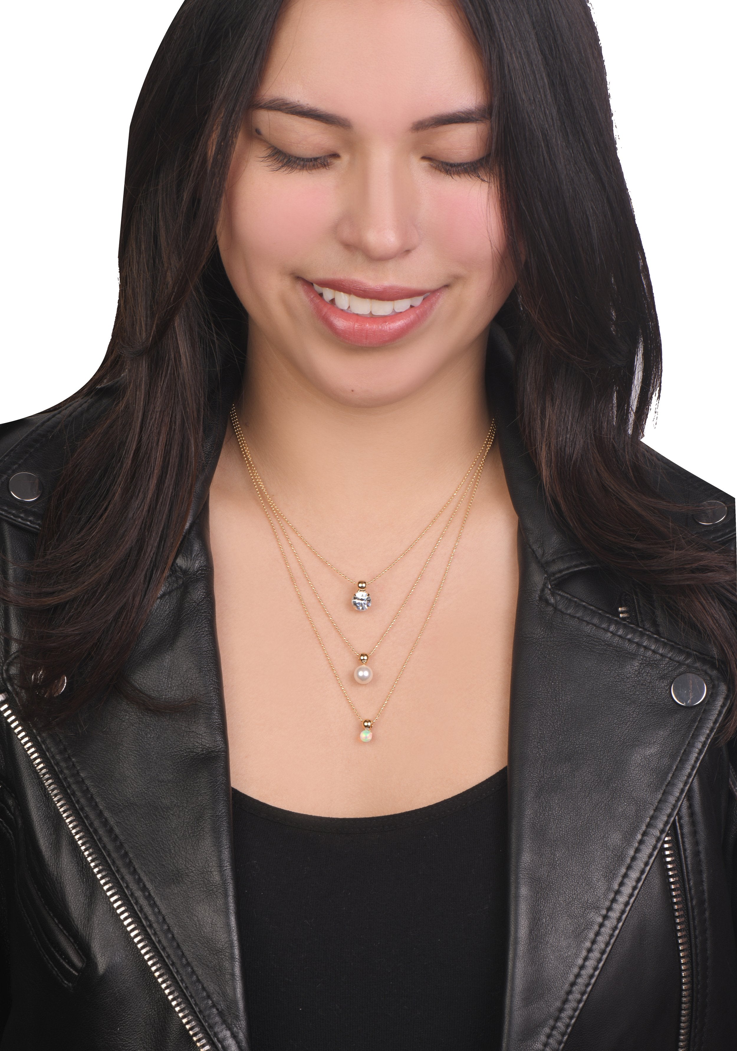 Lionette Capri 3 Strand Necklace